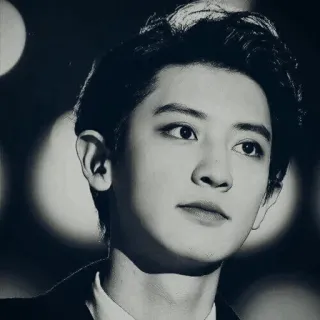 🏹 homme, portrait, noir et blanc, visage, kpop, idole, asiatique, homme telegram sticker