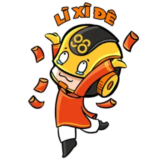 💵 Lì xì đê chinesisches Neujahr, Glücksgeld, Neujahr, vietnamesisches Neujahr, rote Umschläge telegram sticker