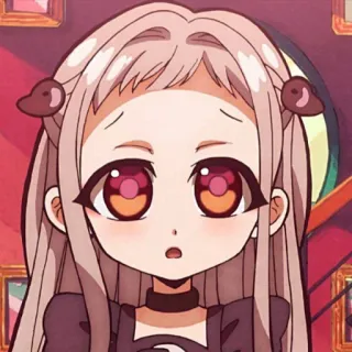 🤍 Yashiro Nene Toilet-bound Hanako-kun Anime, Cartoon, Figur, Süß, Porträt telegram sticker