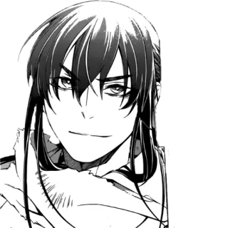 😊 anime, manga, character, portrait, man telegram sticker