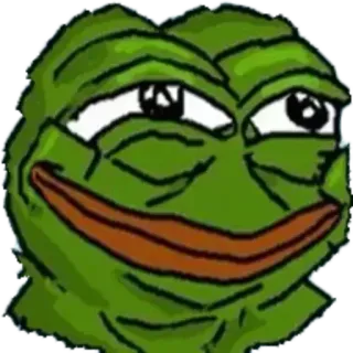 📎 Pepe the Frog Pepe, Rana, Meme, Meme de internet, Dibujo animado whatsapp sticker