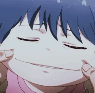 🌨 Anime, Sourire, Personnage, Mignon, Joyeux telegram sticker