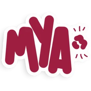 😘 MYA cat, name whatsapp sticker