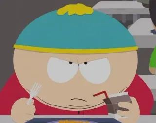 😠 Eric Cartman South Park cartoni animati, South Park, Eric Cartman, animato, personaggio telegram sticker
