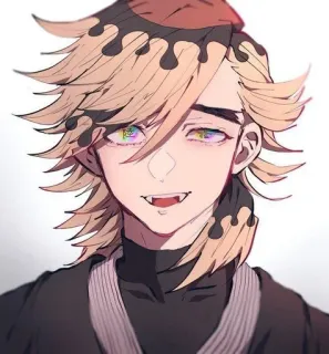🎐 Doma Demon Slayer Anime, Dämon, Doma, Demon Slayer, Fanart, Charakter telegram sticker