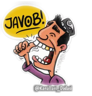 👍 JAVOB! telegram sticker