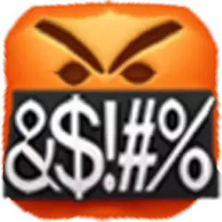 🤬 &$!#% colère, emoji, censuré, symboles, offensant telegram sticker