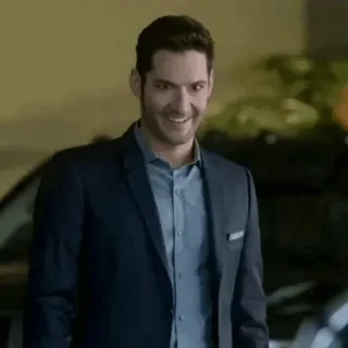 😈 Lucifer Morningstar Lucifer люцифер, том эллис, сериал, персонаж telegram sticker