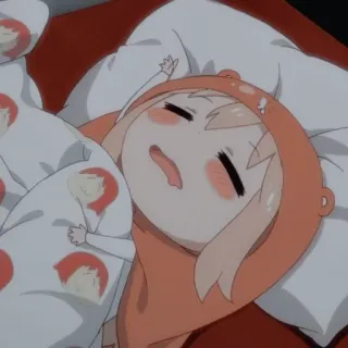 🥤 Umaru Himouto! Umaru-chan Anime, Umaru, Himouto, Dormir, Mignon, Kawaii telegram sticker