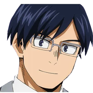 🙂 Tenya Iida My Hero Academia Anime, Manga, Tenya Iida, My Hero Academia, Personaggio, Fanart telegram sticker