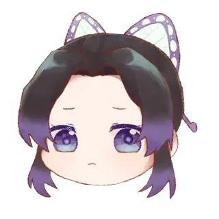🦋 Shinobu Kocho Demon Slayer Anime, Demon Slayer, Shinobu Kocho, Personagem, Mangá whatsapp sticker