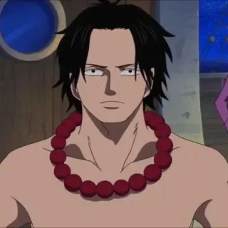 ⛓️ Ace One Piece 애니메이션, 캐릭터, 인물사진, 원피스 telegram sticker