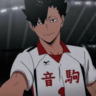 🌟 Kuroo Tetsurou Haikyuu!! 音馬 anime, haikyuu, kuroo tetsurou, nekomo, volleyball telegram sticker
