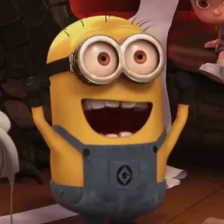 🍌 Minion Despicable Me Cartoon, Lustig, Gelb, Animiert, Figur telegram sticker