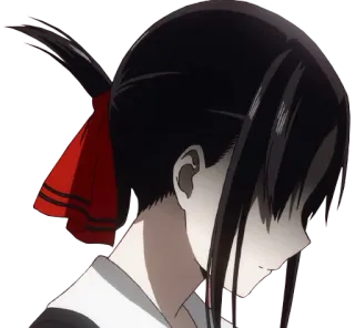 😶 Kaguya Shinomiya Kaguya-sama: Love Is War Аниме, Кагуя Синомия, Любовь это война, Манга, Мультфильм telegram sticker
