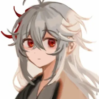 😶 Kaedehara Kazuha Genshin Impact Anime, Genshin Impact, Kazuha, Jeu vidéo, Personnage telegram sticker