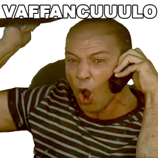 🖕 VAFFANCUUULO juron italien, offensant, insulte, colère, exclamation whatsapp sticker