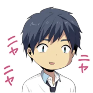 😄 ニャ Anime, Dễ thương, Manga, Chibi telegram sticker