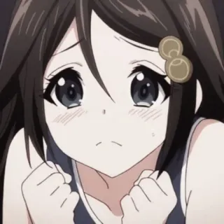 🌸 Anime, Ragazza, Carina, Kawaii, Triste, Piangendo telegram sticker