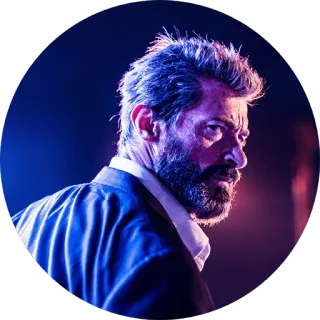 😡 Wolverine Logan วูล์ฟเวอรีน, โลแกน, ฮิวจ์ แจ็กแมน, มาร์เวล, เอ็กซ์เมน, ซูเปอร์ฮีโร่, ตัวละคร, ภาพยนตร์ telegram sticker