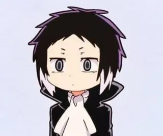 🌟 Atsushi Nakajima Bungou Stray Dogs anime, chibi, Atsushi Nakajima, Bungou Stray Dogs, character, manga telegram sticker