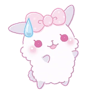 🎀 mignon, lapin, animal, kawaii, mouton telegram sticker