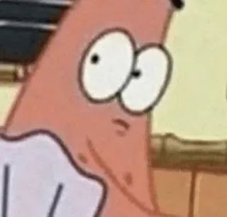 😐 Patrick Star SpongeBob SquarePants telegram sticker