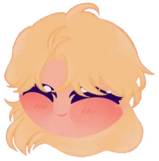 ☺️ Cartone animato, Carino, Arte, Illustrazione, Kawaii telegram sticker