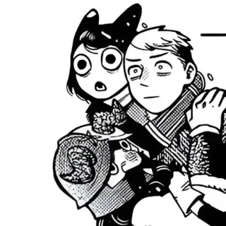 😧 Marcille Donato and Falin Touden Dungeon Meshi telegram sticker