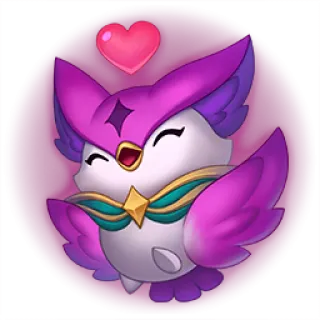 🎮 owl, bird, cute, animal, heart, kawaii telegram sticker
