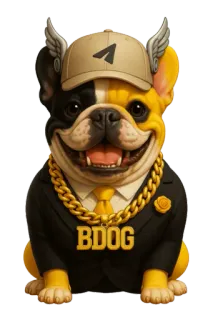 🙂 BDOG Hund, Tier, Bulldogge, süß, Cartoon, Haustier, BDOG telegram sticker