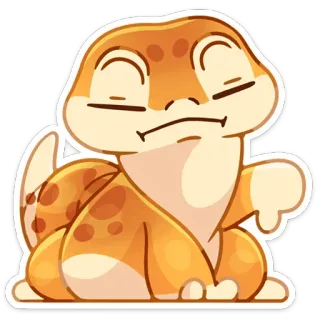 👎 геккон, животное, ящерица, рептилия, мультфильм, палец вниз telegram sticker