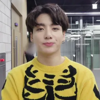 🧷 Coreano, Chico, Suéter, Hombre, Sonrisa telegram sticker