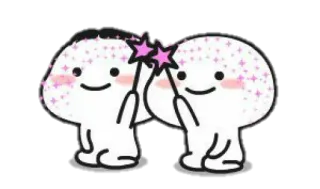 🍢 かわいい, キラキラ, 魔法, ユニーク telegram sticker