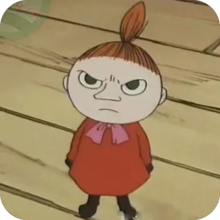 🫥 Little My Moomin telegram sticker