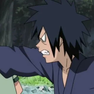 🗝 Madara Uchiha Naruto anime, villain, madara, uchiha, shonen telegram sticker