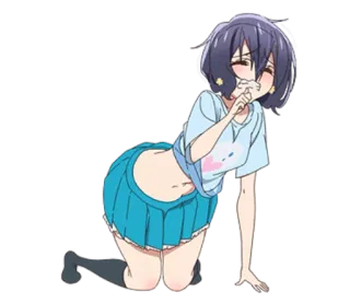 🥺 Аниме девушка, Мультфильм, Милая, Каваий, Манга, Школьница telegram sticker