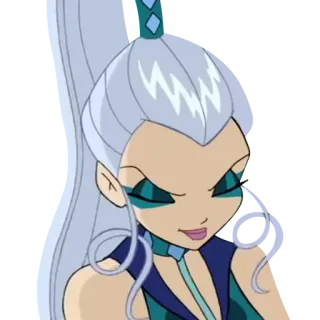😌 Icy Winx Club Kreskówka, Wiedźma, Złoczyńca, Lodowy, Winx Club telegram sticker