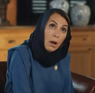 😧 Roya Afshar Iranian cinema whatsapp sticker