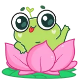 лягушка Пип @Stickersnew telegram stickers