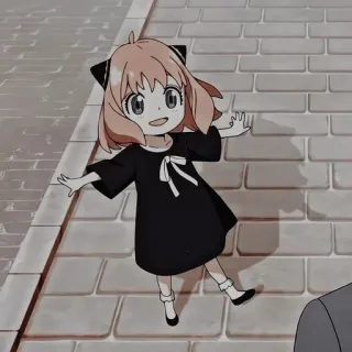 😃 Anya Forger Spy × Family Anime, Desenho animado, Spy Family, Anya, Anya Forger, Criança, Menina telegram sticker