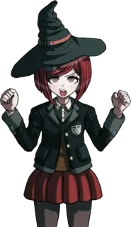 🪄 Himiko Yumeno Danganronpa V3: Killing Harmony anime, witch, magic, danganronpa, cute, character telegram sticker