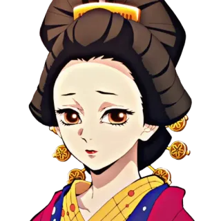 ❄️ Suma Demon Slayer anime, suma, demon slayer, character, japanese animation telegram sticker