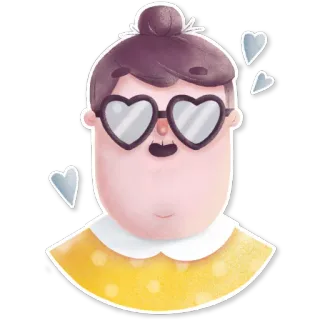 Granny by Nastya Getman whatsapp stickers
