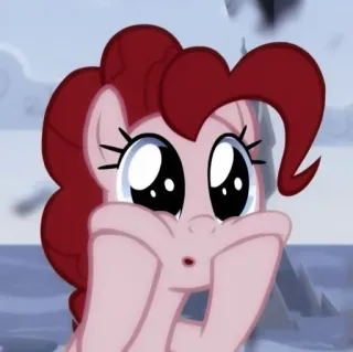 🎉 Pinkie Pie My Little Pony Pinkie Pie, My Little Pony, kreskówka, kucyk, animowany, słodki, przyjaźń, różowy telegram sticker