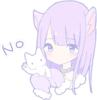 ❌ NO anime, kucing, imut, stiker, anak kucing, neko, tidak whatsapp sticker