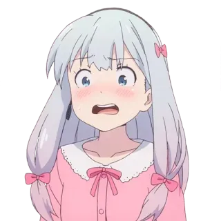 😳 Sagiri Izumi Eromanga Sensei アニメ, キャラクター, 可愛い, 女の子 telegram sticker