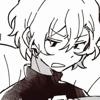 😕 Anime, Manga, Personnage, Illustration telegram sticker