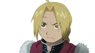 😡 Edward Elric Fullmetal Alchemist Anime, Manga, Fullmetal Alchemist, Edward Elric, Karakter, Marah, Ekspresi telegram sticker