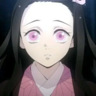 🍒 Nezuko Kamado Demon Slayer Anime, Quỷ, Nezuko, Cô gái, Dễ thương telegram sticker